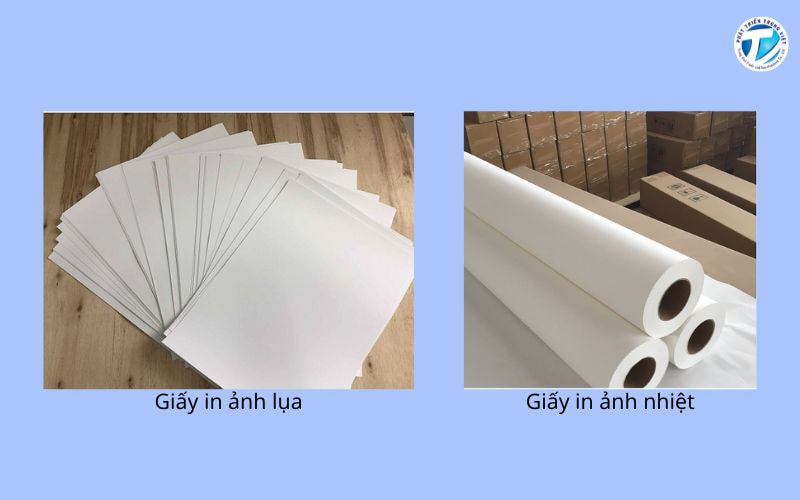 Giấy ảnh lụa và nhiệt 